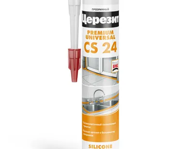фото CS24 Ceresit Герметик универсальный прозрачный 280мл