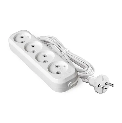 Фото №0 Удлинитель 4х5м без заземл. 6А IP20 У6-766 ШВВП 2х0.75 UNIVersal 9631944