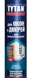 фото Пена монтажная TYTAN PROFESSIONAL д/окон и дверей проф. всесезонная 750мл 89960