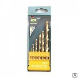 Фото №0 Набор сверл HSS по металлу 6шт (2-8мм) 34213 34213