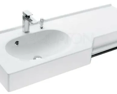 фото Раковина Акватон Отель 2/127 1A70113WOT01L левая