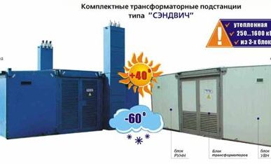 фото КТП в блок- модуле КТПНУ от 100 до 1600 кВА в Владимире