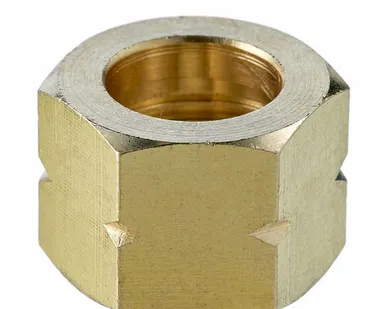фото Гайка накидная М16х1,5LH левая, латунь (001.050.404)