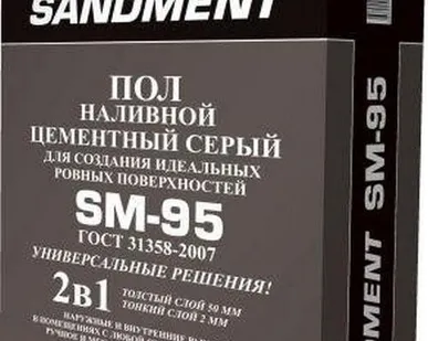 фото Наливной пол ЧелСи SANDMENT SM-95 25 кг
