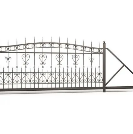 Фото №0 Кованые откатные ворота (модель 15-40)