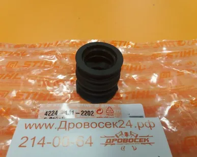 фото Колено - патрубок на бензорез STIHL TS 800 / 4224-141-2202