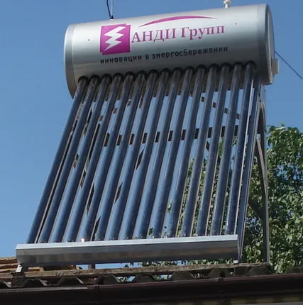 Фото №0 Дача-Эконом  XF-II-12-100  бак 100л  Солнечный водонагреватель без контроллера