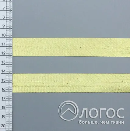 Фото №0 Косая бейка декоративная Т 20мм, T.A. (золото)