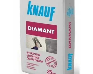 фото Штукатурка декоративная Диамант Короед 2,5 25 кг Knauf