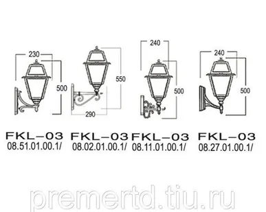 фото Светильник настенный Кельн FKLN-03