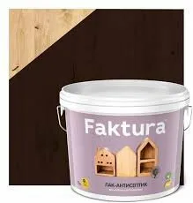 фото Дисма Лак-антисептик FAKTURA палисандр, ведро 2,7 л