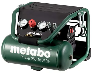 фото Компрессор безмасляный Power 250-10 W OF 1.5кВт 10л 220/м Metabo 601544000