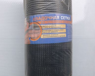 фото Сетка кладочная чёрная 0,4/100м