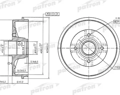 фото PDR1347 Барабан тормозной