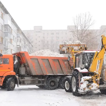 Фото №0 Вывоз снега с погрузкой и утилизацией
