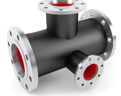 фото Тройник фланцевый с пожарной подставкой ППТФ отросток 150мм стальной