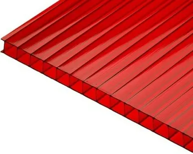 фото Поликарбонат Сотовый 2100х12000х8 Красный SOTALIGHT