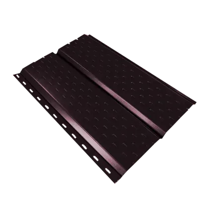 Фото №0 Сайдинг Кровля Сервис Брусnika софит Серо-коричневый 0,45 мм Полиэстер