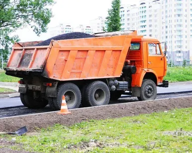 фото Асфальт горячий