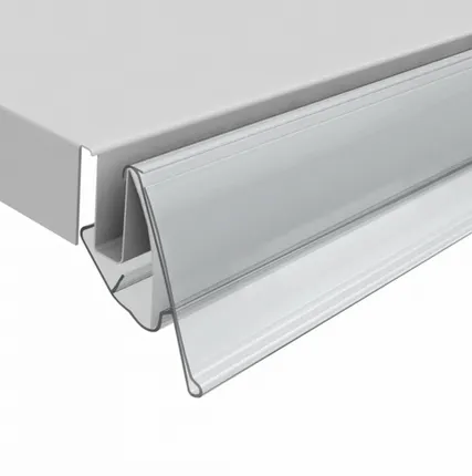 Фото №0 Ценникодержатель на полки с фигурным профилем LST39 длина 1200мм