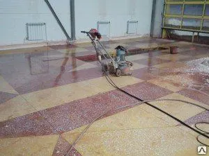 Фото №0 Полы из мраморной крошки