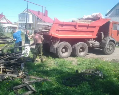 фото Вывоз мусора с уборкой