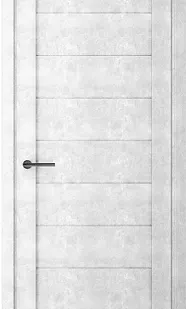 фото Межкомнатные двери ALBERO МЮНХЕН Бетон Светлый/матовый