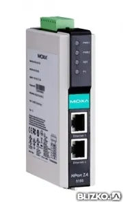 Фото №0 1-портовый асинхронный сервер NPort 5150A-T MOXA RS-232/422/485 в Ethernet
