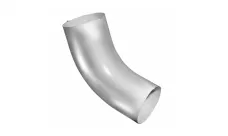 Фото №0 Колено трубы, 60º (9003) Optima