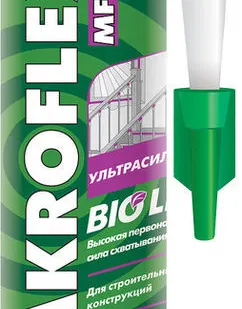 фото Жидкие гвозди Makroflex Bio Line MF190 Ультрасильный прозрачный 280гр. Hen