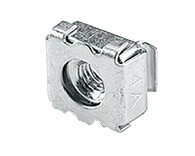 фото Гайка закладная M5 для перфорированных панелей с квадратной перфорацией, габариты 20X18 мм, Wurth