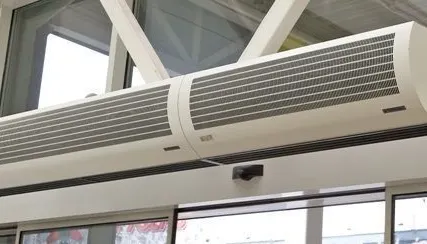 Фото №0 Тепловая завеса над дверью