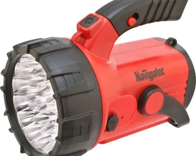 фото Фонарь-прожектор аккумуляторный кемпинговый 94 960 NPT-SP06-ACCU 23 + 18 + 4LED аккум. 4В 2А.ч. NAVIGATOR 94960