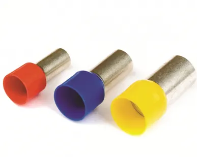 фото ДКС Наконечник-гильза 8 мм с изолир.фланцем 0,50 кв.мм белый (НШВИ)