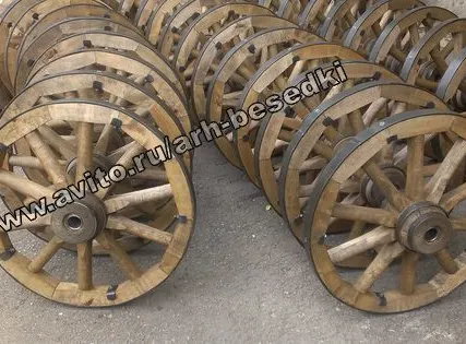 Фото №0 Колесо для телеги из дерева