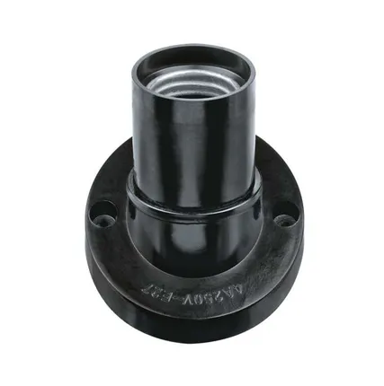 Фото №0 Патрон электрич. 71 607 NLH-BL-W1-E27 карболит. настенный наклонный Navigator 71607