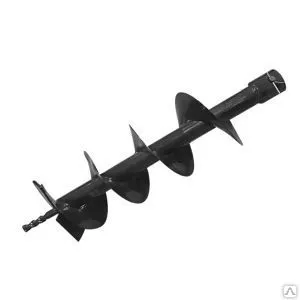 Фото №0 Шнек для грунта однозаходный gdb-150 (20 мм; 150 мм; 80 см) carver 01.003.0