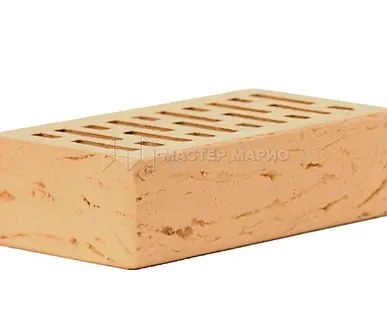 фото Кирпич лицевой керамический «Соломенный» «Королевский двор» пустотелый одинарный