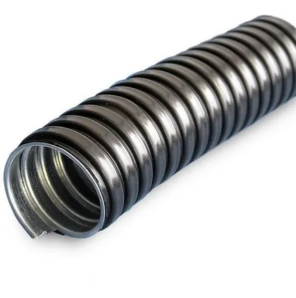 Фото №0 Металлорукав в ПВХ изоляции РЗ-ЦП 38 черный (20м) (Аналог МРПИ 38, ШЭМ 38)