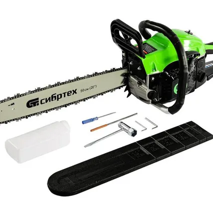 Фото №0 Пила цепная бензиновая ПЦБ-5850 Сибртех