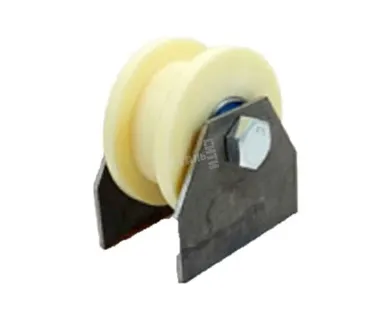 фото РОЛИК КАПРОЛОН D 50ММ ПОД УГОЛ НА ПЛАТФОРМЕ