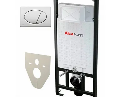 фото Система инсталляции для унитазов AlcaPlast Sadromodul A101/1200 4 в 1 (бел)