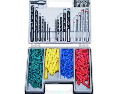 фото Набор сверл РемоКолор по бетону 4-10мм, металлу 2-10мм, дереву 4-10мм