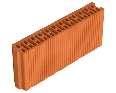 фото Камень керамический крупноформатный РКЗ Porokam 4.5 НФ 500х80х219 мм