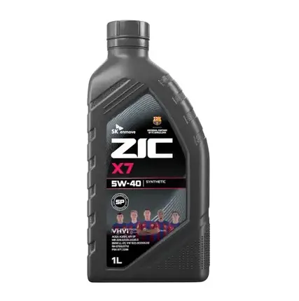 Фото №0 Моторное масло ZIC 132662 5W-40 синтетическое 1 л