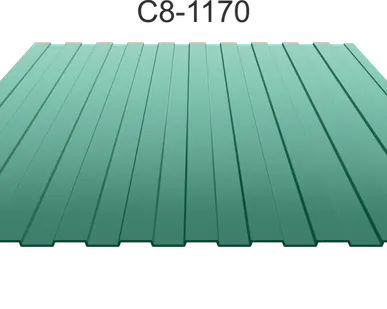 фото Профлист С8 - 1170 оцинкованный 0,4 / 0,5 1250 до 12 м