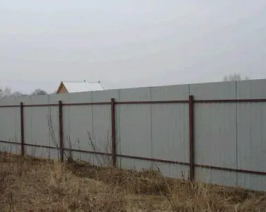 фото Забор из профнастила