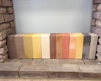 фото ПОЛИРОВАННЫЙ КИРПИЧ В АССОРТИМЕНТЕ