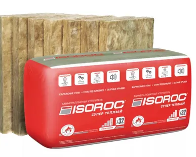 фото ИЗОВЕР ИЗОРОК СУПЕР ТЕПЛЫЙ 50/610*1000(ПЛИТА)