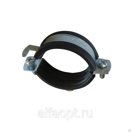 Фото №0 Хомут стальной оцинкованный ду 1 1/4, seagull